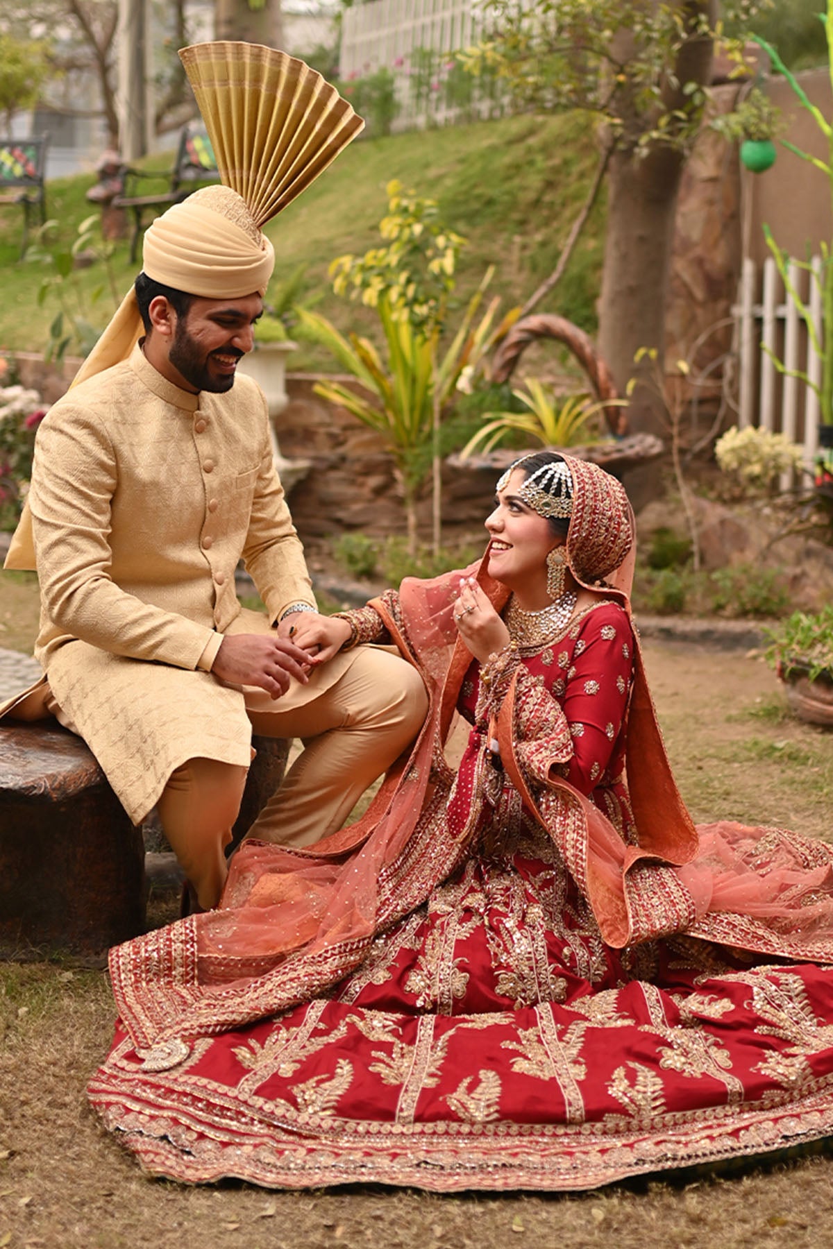 Blood Red Bridal Dress saniahasan Blood Red Bridal Dress saniahasan